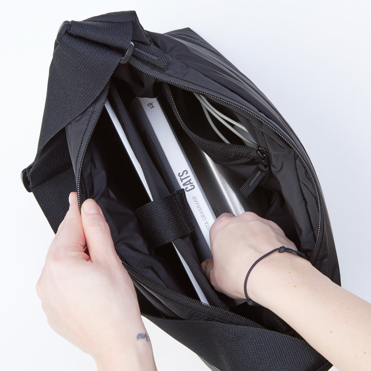 Puffer Square Bag Large 'Black' – Monochrome Edition GOT BAG