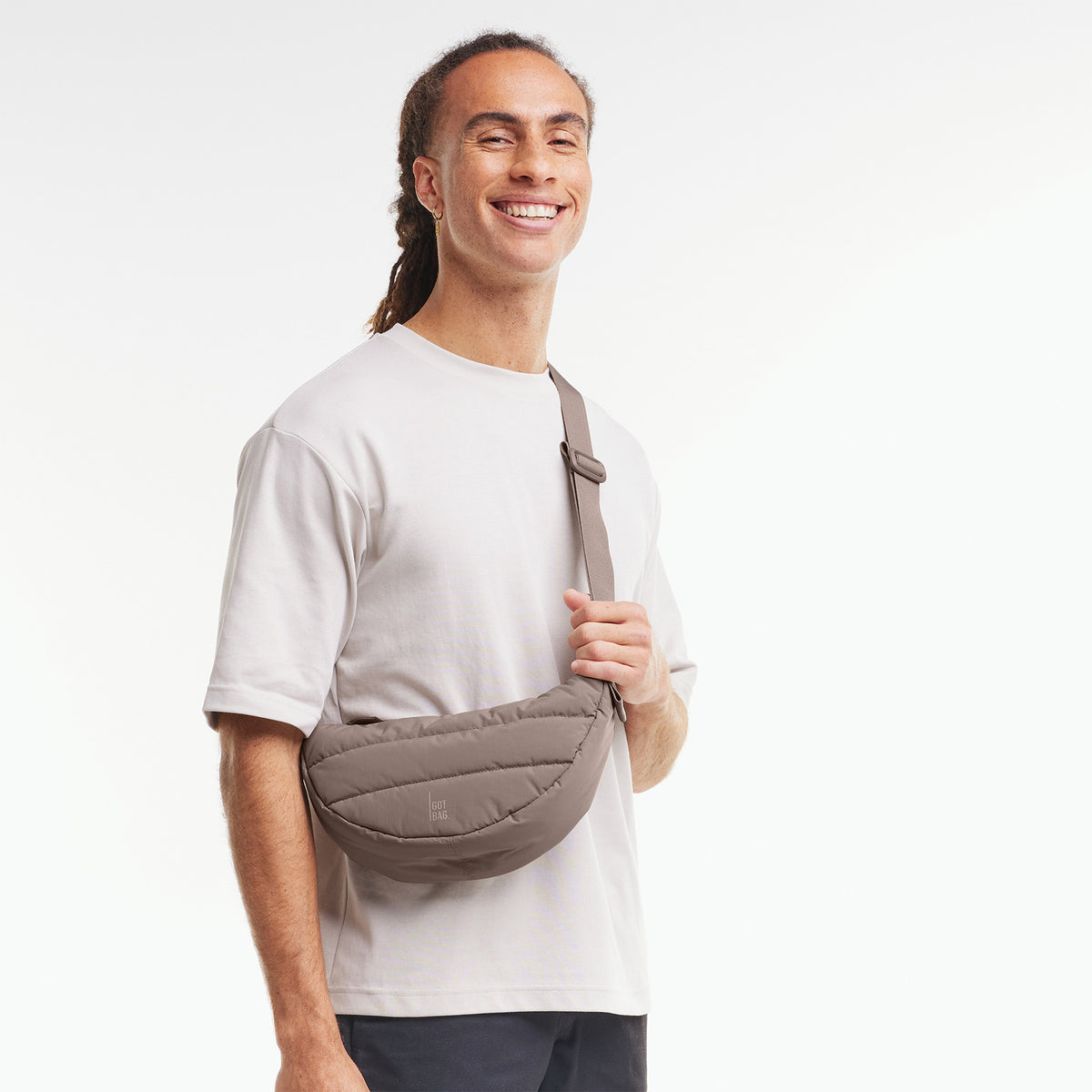 Puffer Moon Bag Small 'Oyster' – Monochrome Edition GOT BAG