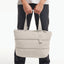 Puffer Tote Bag 'Scallop' – Monochrome Edition