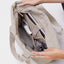 Puffer Tote Bag 'Scallop' – Monochrome Edition