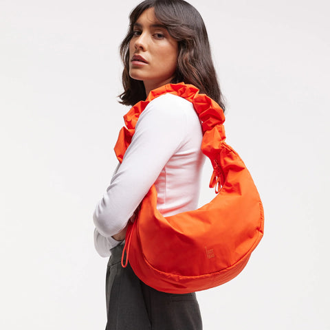 Moon Bag Ruffle 'Hot Coral' – Monochrome Edition GOT BAG