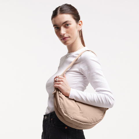 Cloud Moon Bag Small 'Sandbar' – Monochrome Edition