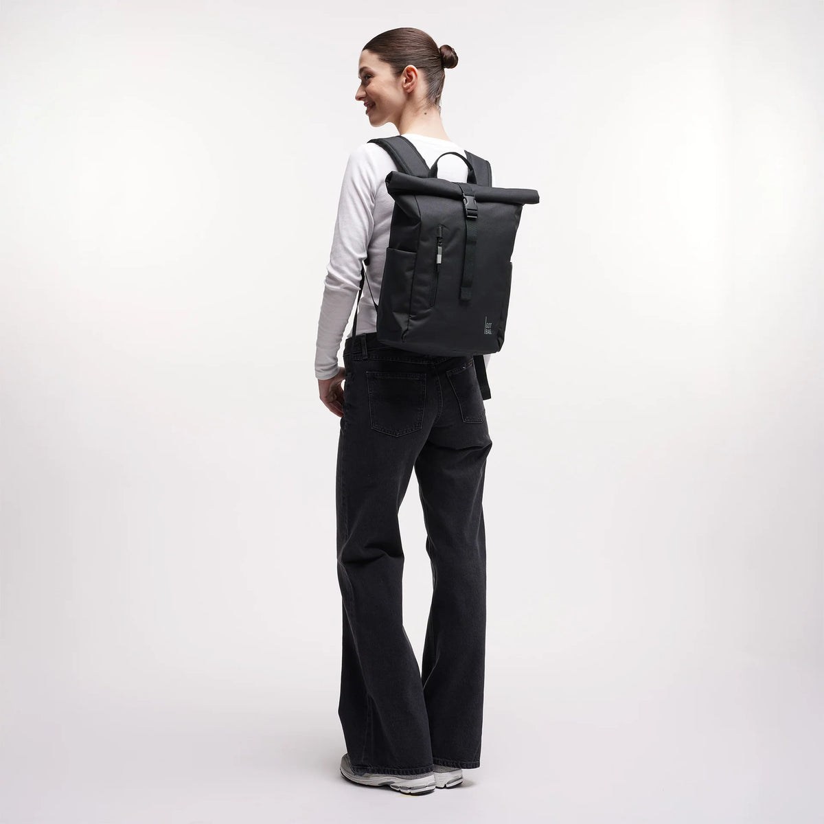 RollTop Easy Small 'Black' – Monochrome Edition GOT BAG
