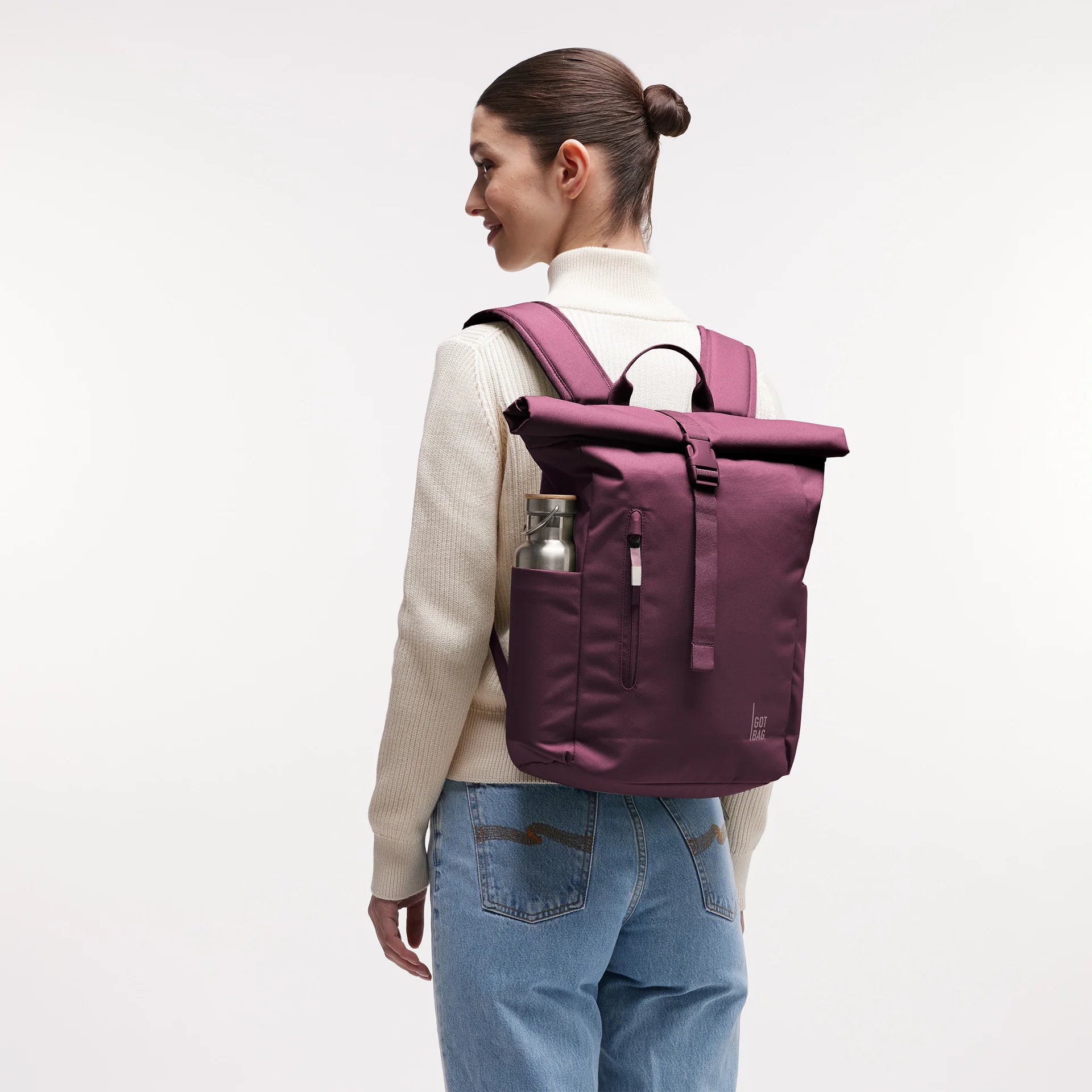 RollTop Easy Small 'Kraken' – Monochrome Edition GOT BAG