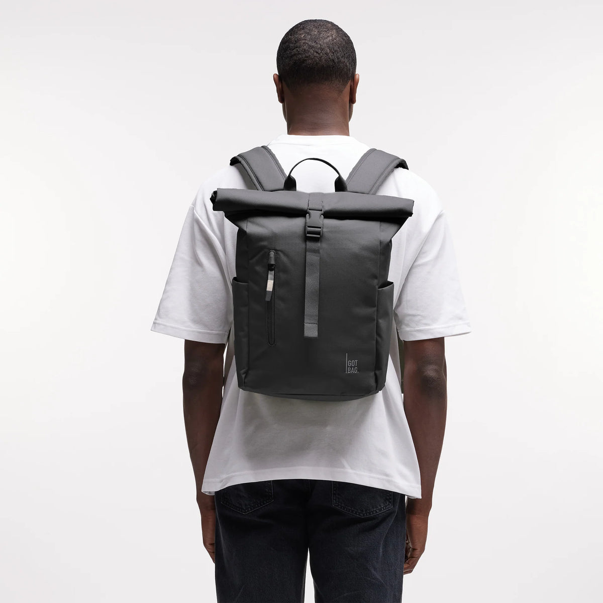 RollTop Easy Small 'Shark' – Monochrome Edition GOT BAG