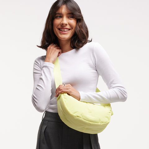 Cloud Moon Bag Small 'Sea Lemon' – Monochrome Edition