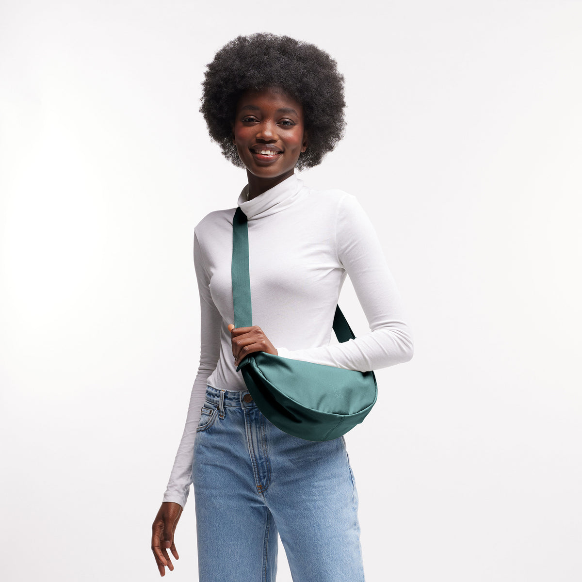 Moon Bag Small 'Sea Teal' – Monochrome Edition GOT BAG