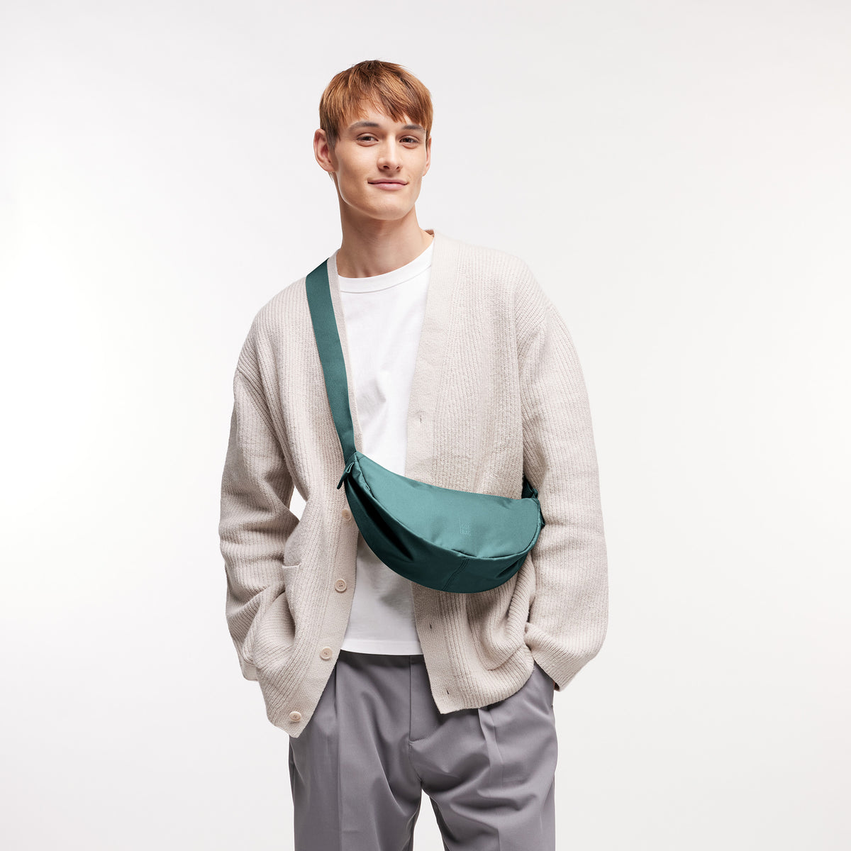 Moon Bag Small 'Sea Teal' – Monochrome Edition GOT BAG
