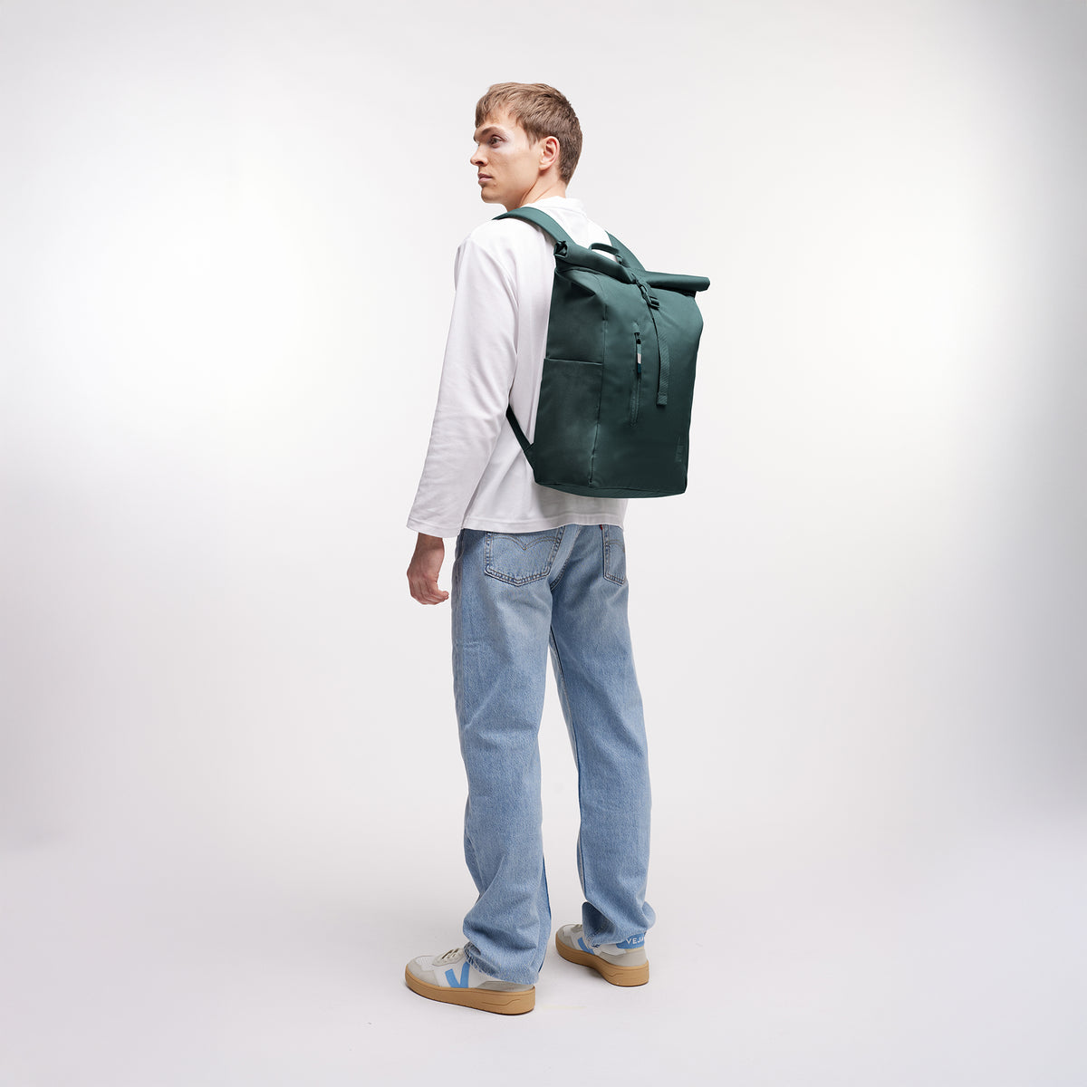 RollTop Easy 'Sea Teal' – Monochrome Edition GOT BAG