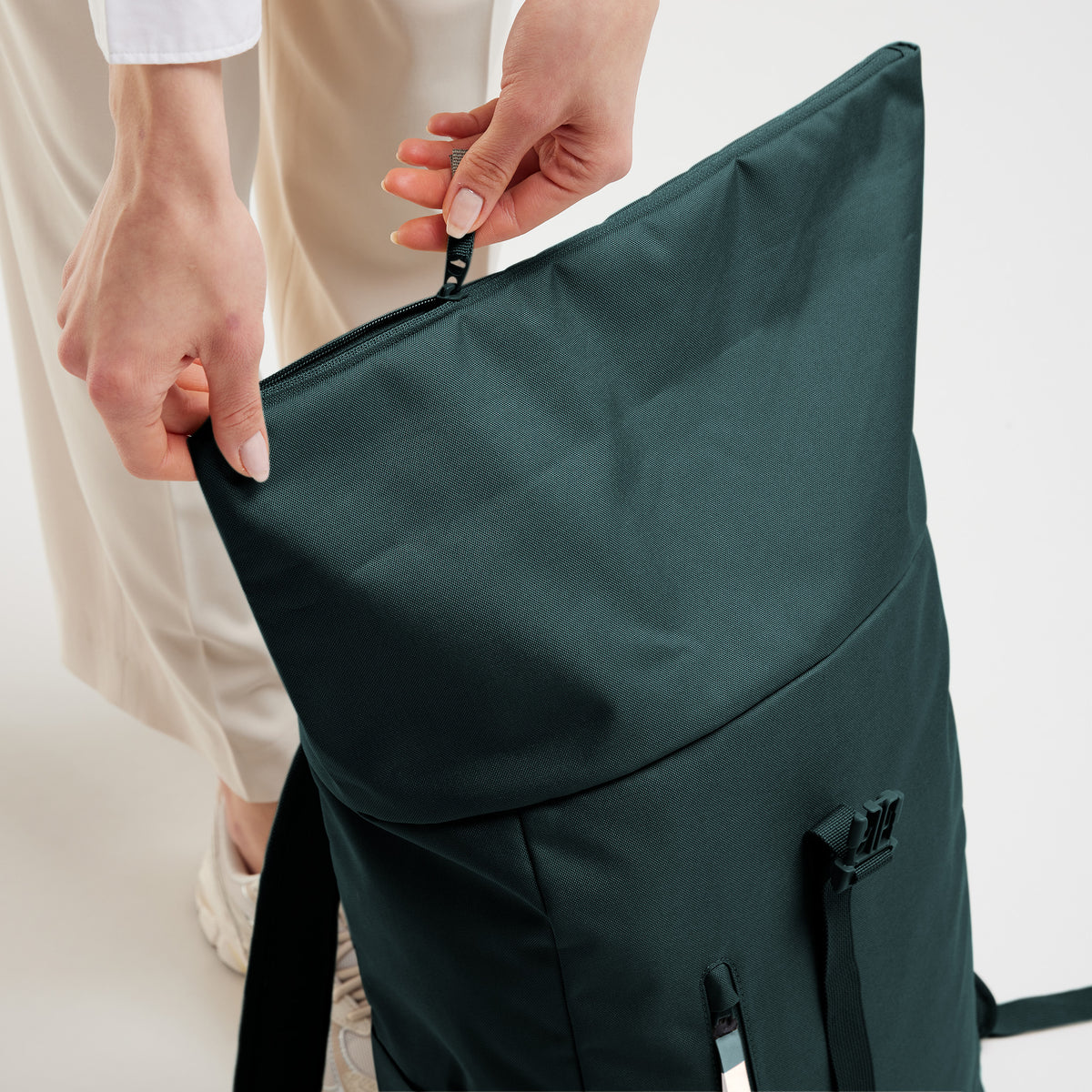 RollTop Easy 'Sea Teal' – Monochrome Edition GOT BAG