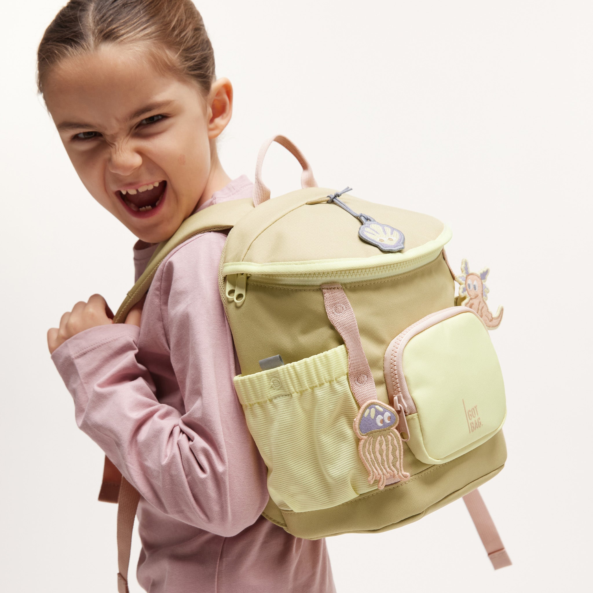 Kids Patch Set 'Multi' – Qualle, Muschel und Axolotl GOT BAG