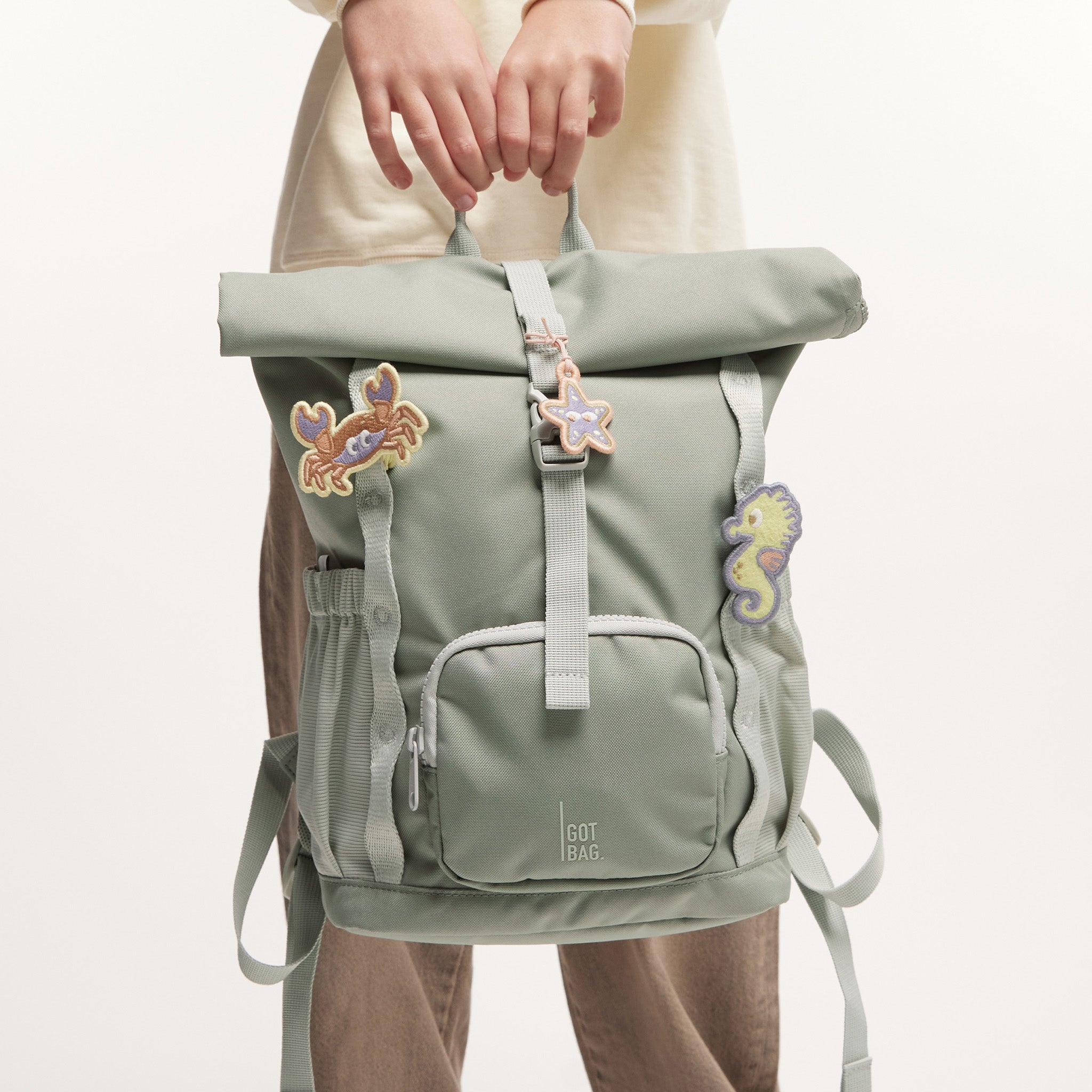 Kids Patch Set 'Multi' – Seepferdchen, Krabbe und Seestern GOT BAG