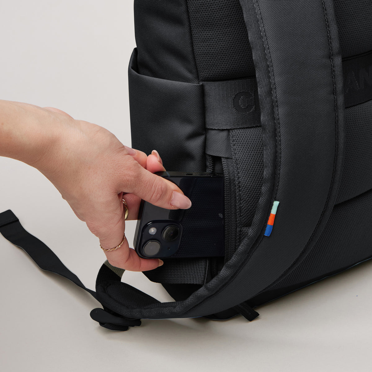 RollTop Easy Small 'Black' GOT BAG