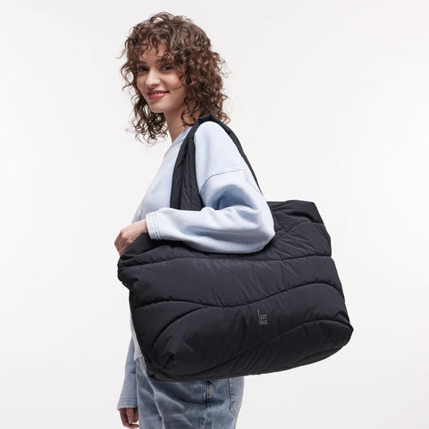 Wavy Puffer Everyday Bag 'Black' – Monochrome Edition GOT BAG