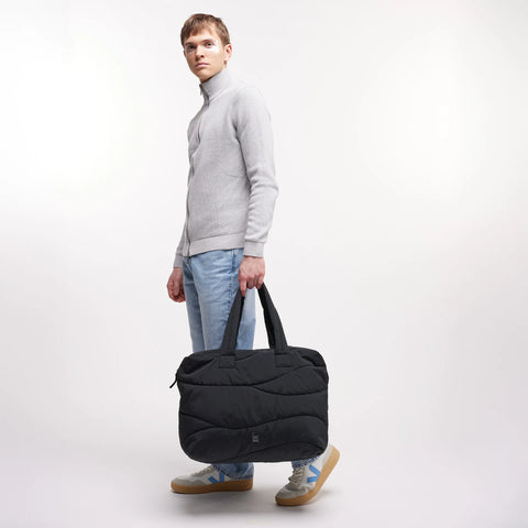 Wavy Puffer Everyday Bag 'Black' – Monochrome Edition GOT BAG