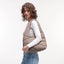 Wavy Puffer Shoulder Bag 'Oyster' – Monochrome Edition GOT BAG