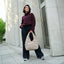 Wavy Puffer Shoulder Bag 'Scallop' – Monochrome Edition GOT BAG