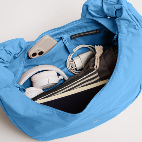 Moon Bag Ruffle 'Aqua' – Monochrome Edition GOT BAG