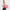 Pleat Tote Bag 'Salina Pink' – Monochrome Edition GOT BAG