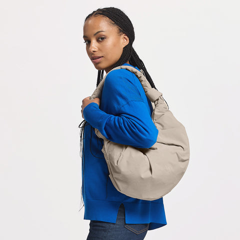 Pleat Moon Bag Large 'Scallop' – Monochrome Edition GOT BAG