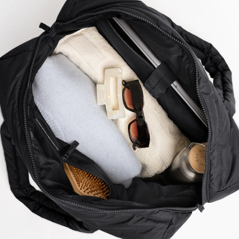 Wavy Puffer Everyday Bag 'Black' – Monochrome Edition GOT BAG