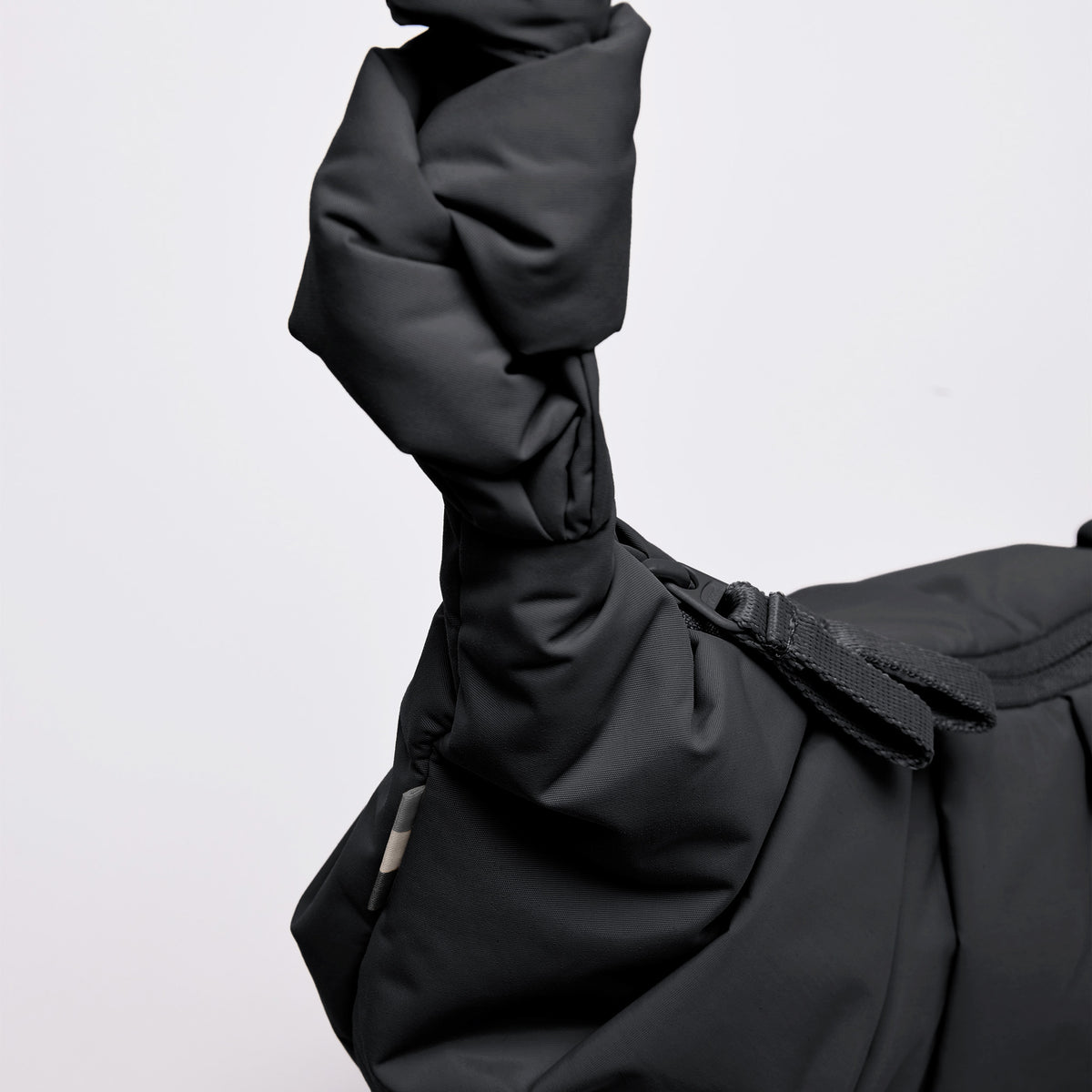 Pleat Moon Bag Small 'Black' – Monochrome Edition GOT BAG