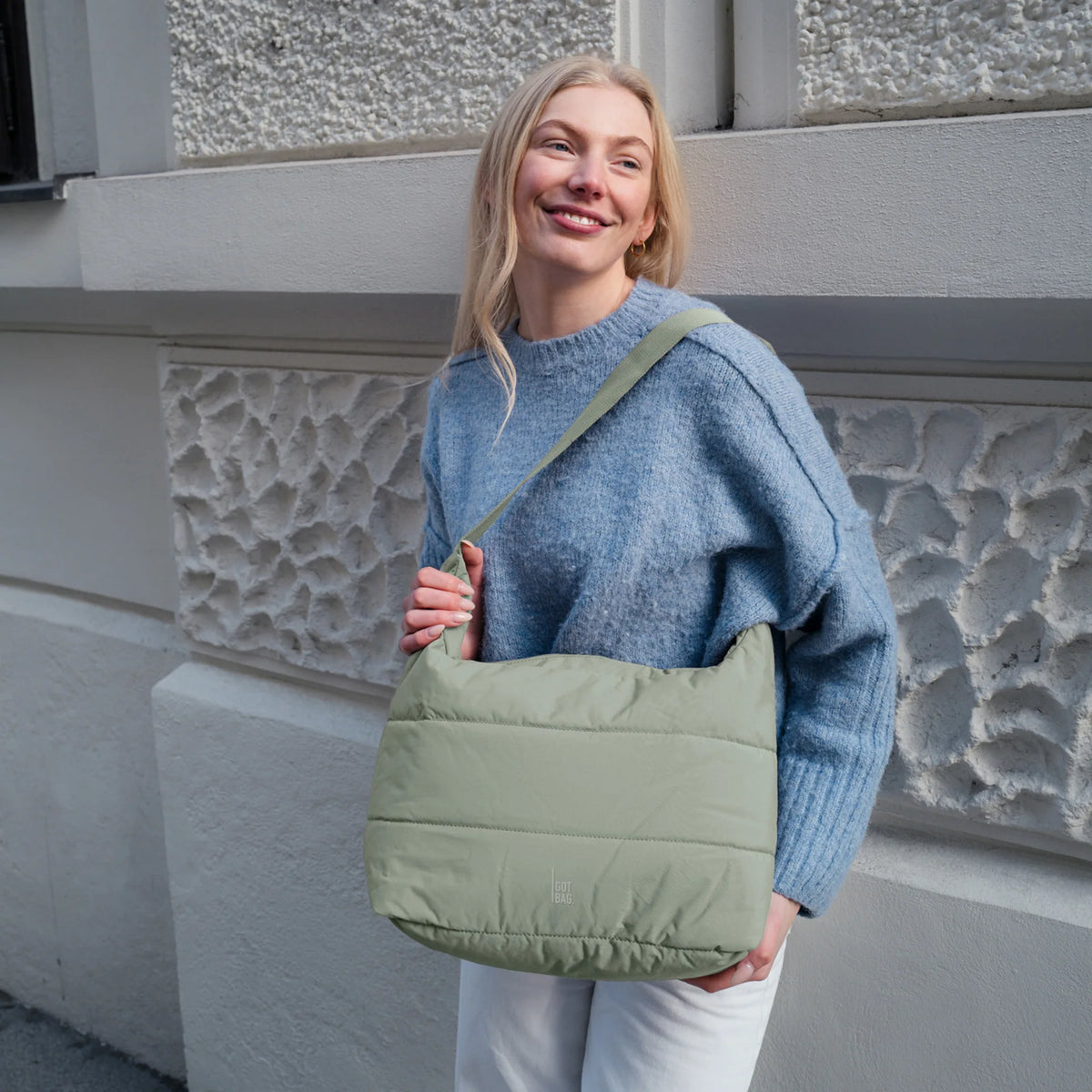 Puffer Square Bag Large 'Bass' – Monochrome Edition GOT BAG