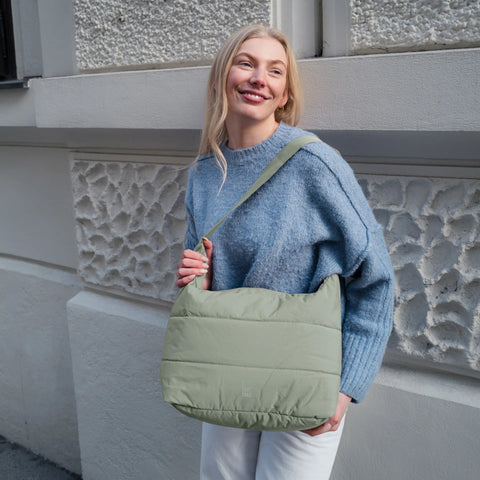 Puffer Square Bag Large 'Bass' – Monochrome Edition GOT BAG