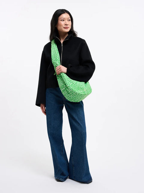 Moon Bag Ruffle 'Cat Shark Leaf Sheep' – Monochrome Edition GOT BAG