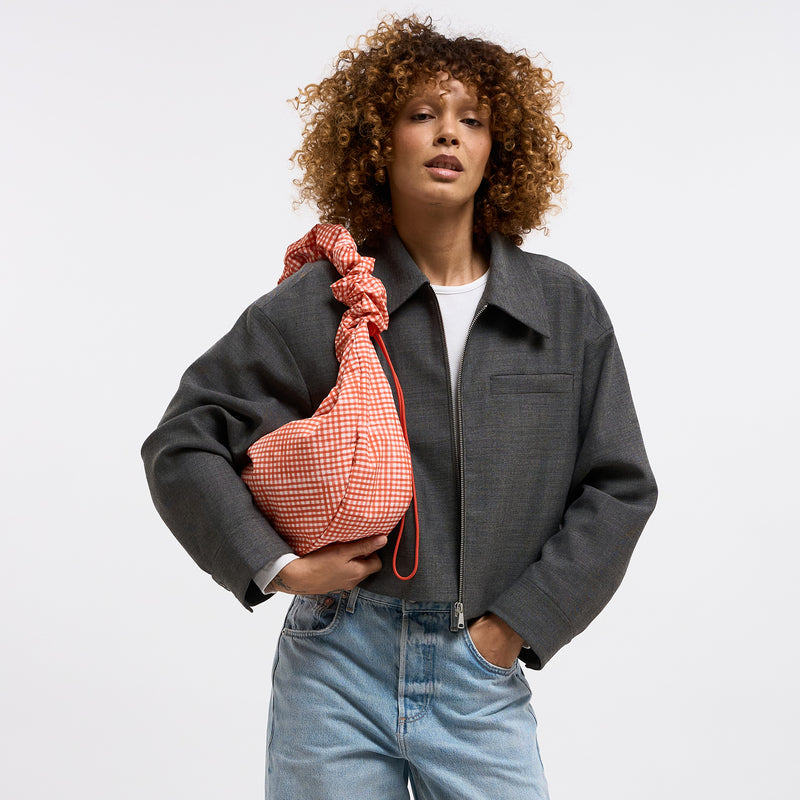 Moon Bag Ruffle 'Vichy Hot Coral' GOT BAG