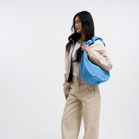 Moon Bag Ruffle 'Aqua' – Monochrome Edition GOT BAG