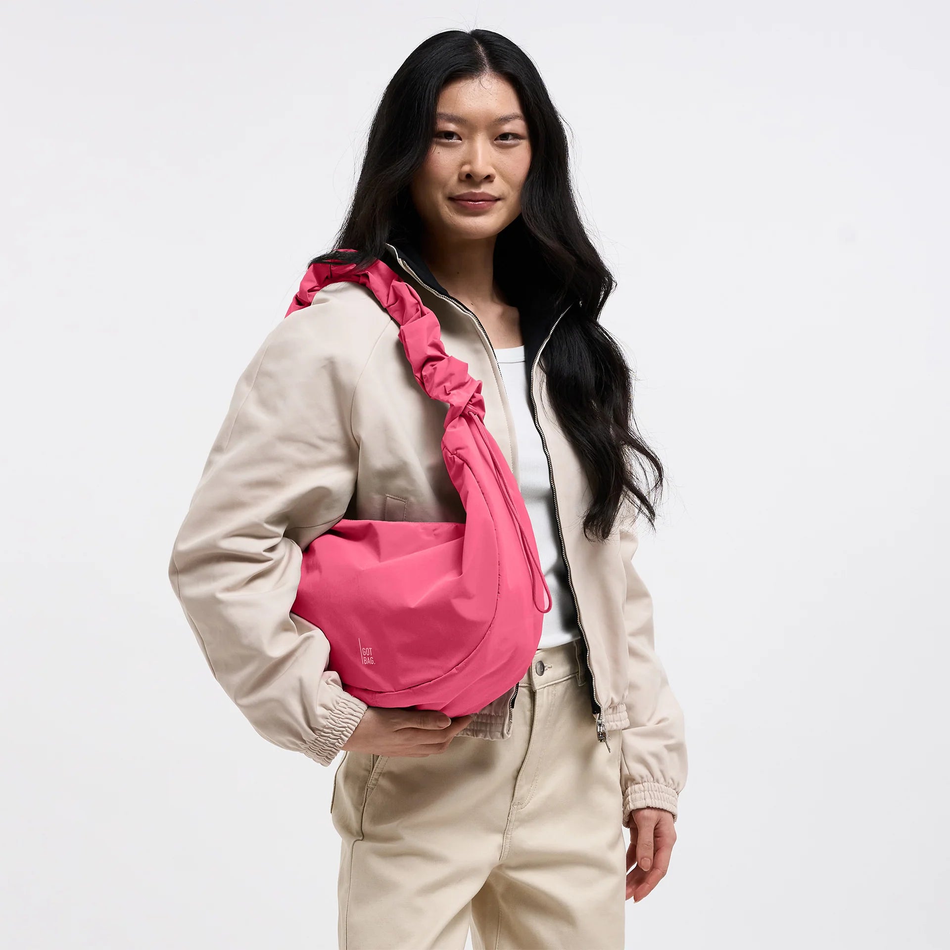 Moon Bag Ruffle 'Salina Pink' – Monochrome Edition GOT BAG