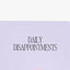 Notizheft 'Daily Disappointments'