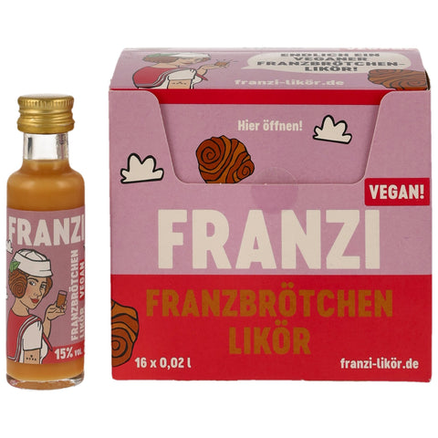 Franzbrötchenlikör 'Franzi' – vegan