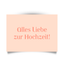 Postkarte 'Alles Liebe zur Hochzeit!' LIEBS.CO