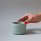 Cappuccino-Becher 'Lys' – Light Green indre Ceramics
