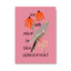 Postkarte 'not a girl, not yet a woman'