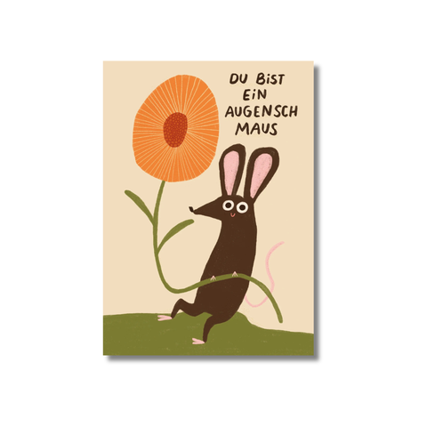 Postkarte 'Du bist ein Augenschmaus' Slinga