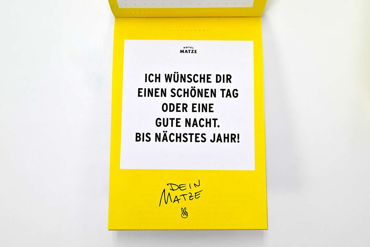 Abreißkalender 'Was ich mich frage 2027' Verlag Hermann Schmidt