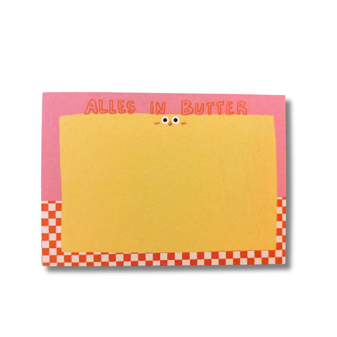 Notizblock 'Alles in Butter' Slinga