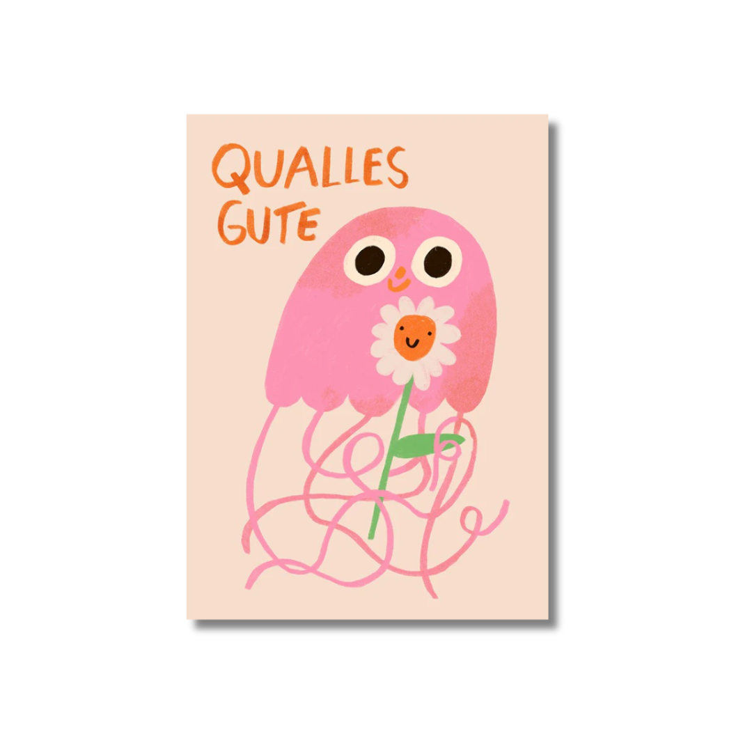 Postkarte 'Qualles Gute' Slinga
