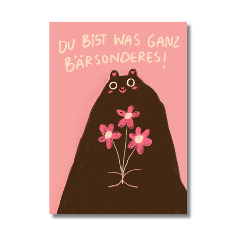 Postkarte 'Du bist was ganz bärsonderes' – Bär Slinga