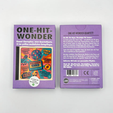One-Hit-Wonder Quartett IndieCards