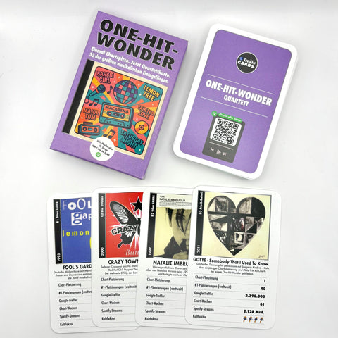 One-Hit-Wonder Quartett IndieCards