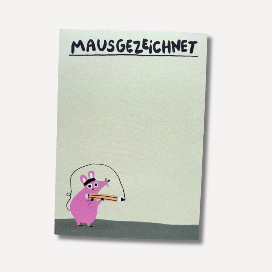 Notizblock 'Mausgezeichnet' Slinga