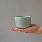 Cappuccino-Becher 'Lys' – Light Green indre Ceramics