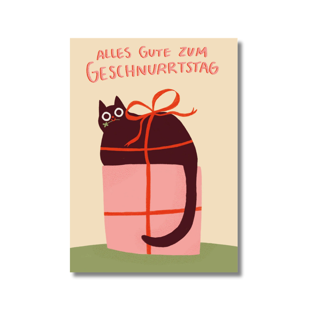 Postkarte 'Alles Gute zum Geschnurrstag'