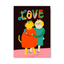 Postkarte 'Love lesbisch'