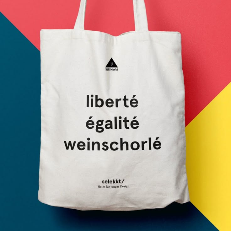 Jutebeutel 'liberté egalité weinschorlé'