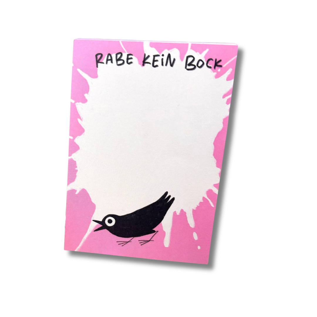 Notizblock 'Rabe kein Bock' Slinga